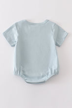 Load image into Gallery viewer, Blue blank basic t-shirt Adult Kids and baby bubble
