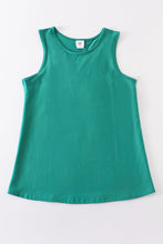 Load image into Gallery viewer, Teal blank basic kids teens adult tank top
