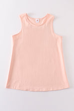 Load image into Gallery viewer, Peach blank basic kids teens adult tank top
