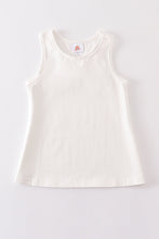 Load image into Gallery viewer, White blank basic kids teens adult tank top
