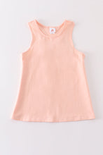 Load image into Gallery viewer, Peach blank basic kids teens adult tank top
