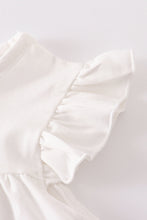 Load image into Gallery viewer, Cream basic ruffle top
