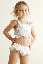 Load image into Gallery viewer, Petal perfection print 2pc girl swimsuit
