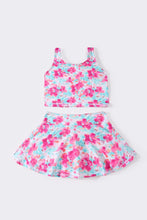 Load image into Gallery viewer, Blossom breeze print girl 2pc swimsuit
