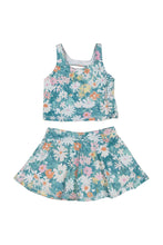 Load image into Gallery viewer, Daisy meadow print girl 2pc swimsuit
