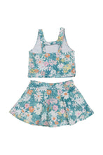 Load image into Gallery viewer, Daisy meadow print girl 2pc swimsuit
