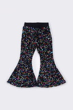 Load image into Gallery viewer, Black sequin bell pants
