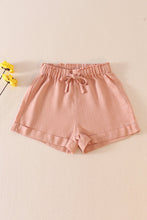 Load image into Gallery viewer, Peach linen girl shorts
