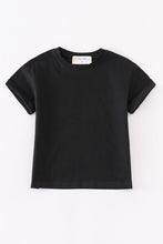 Load image into Gallery viewer, Premium Black basic T-shirt Kids and adult
