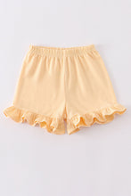 Load image into Gallery viewer, Premium Yellow basic ruffle shorts
