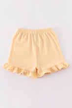 Load image into Gallery viewer, Premium Yellow basic ruffle shorts
