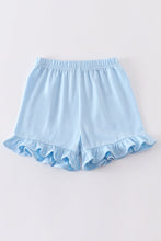 Load image into Gallery viewer, Premium Sky basic ruffle shorts
