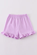 Load image into Gallery viewer, Premium Purple basic ruffle shorts
