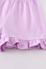 Load image into Gallery viewer, Premium Purple basic ruffle shorts
