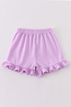 Load image into Gallery viewer, Premium Purple basic ruffle shorts
