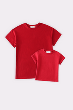 Load image into Gallery viewer, Premium Maroon basic T-shirt Kids and adult
