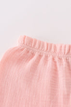 Load image into Gallery viewer, Premium Pink muslin ruffle shorts set
