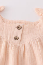 Load image into Gallery viewer, Premium Apricot muslin bow bubble
