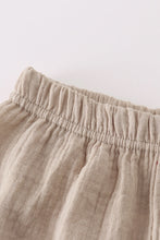 Load image into Gallery viewer, Premium Beige muslin boy shorts set
