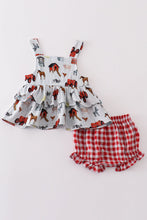 Load image into Gallery viewer, Premium Farm muslin ruffle baby set
