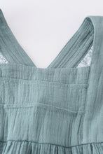 Load image into Gallery viewer, Premium Blue muslin ruffle dress
