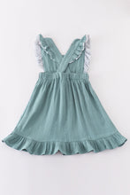 Load image into Gallery viewer, Premium Blue muslin ruffle dress
