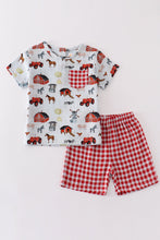 Load image into Gallery viewer, Premium Farm muslin boy shorts set
