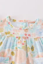 Load image into Gallery viewer, Premium Blue &amp; pink muslin floral ruffle baby set
