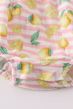 Load image into Gallery viewer, Premium Pink muslin stripe lemon bubble
