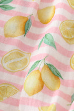 Load image into Gallery viewer, Premium Pink muslin stripe lemon bubble
