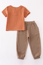 Load image into Gallery viewer, Premium Caramel muslin boy set
