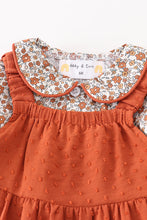 Load image into Gallery viewer, Premium Terracotta floral swiss dot baby set
