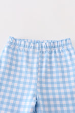 Load image into Gallery viewer, Premium Blue plaid boy pants set
