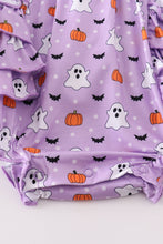 Load image into Gallery viewer, Premium Purple halloween print girl bubble
