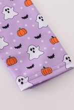 Load image into Gallery viewer, Premium Purple halloween print dress
