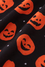 Load image into Gallery viewer, Premium Orange halloween pumpkin button down shirt
