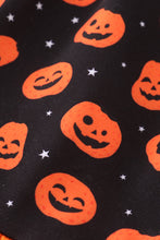 Load image into Gallery viewer, Premium Orange halloween pumpkin ruffle dress
