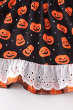 Load image into Gallery viewer, Premium Orange halloween pumpkin girl set
