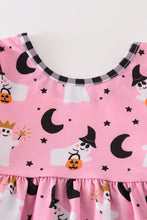 Load image into Gallery viewer, Premium Pink halloween ghost girl romper
