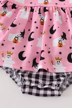 Load image into Gallery viewer, Premium Pink halloween ghost girl romper
