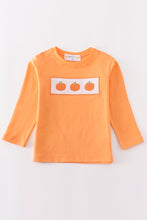 Load image into Gallery viewer, Premium Orange pumpkin embroidery top
