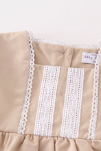 Load image into Gallery viewer, Premium Sand lace ruffle baby set
