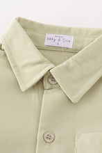 Load image into Gallery viewer, Premium Green boy button down shirt
