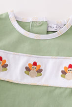 Load image into Gallery viewer, Premium Green turkey embroidery boy bubble
