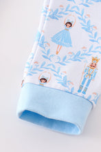 Load image into Gallery viewer, Premium Blue nutcracker print boy romper
