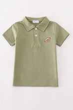 Load image into Gallery viewer, Premium Sage football embroidery boy shirt
