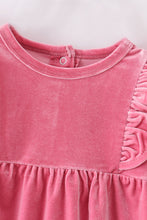 Load image into Gallery viewer, Premium Pink velvet ruffle bubble
