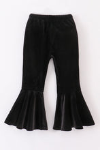 Load image into Gallery viewer, Premium Black velvet bell pants
