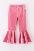 Load image into Gallery viewer, Premium Pink velvet bell pants
