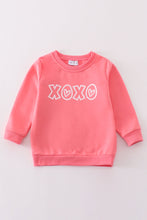 Load image into Gallery viewer, Premium pink valentine XOXO girl sweatshirt
